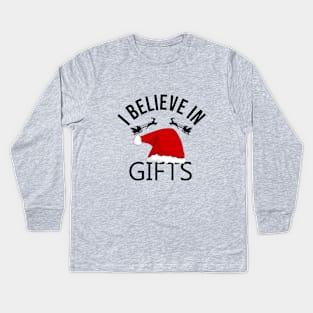 I believe in gifts Kids Long Sleeve T-Shirt